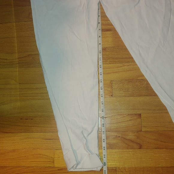 Cream High-Rise Slim Straight Leg Pintuck Ankle Pants A New Day Women's 2R - Picture 9 of 14